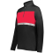 Quarter Zip Prism Pullover - Black/Red