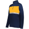 Quarter Zip Prism Pullover - Navy/Gold