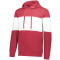 Ivy League Heather Hoodie - Red/White