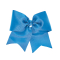Extra Large 3" Grosgrain Bow with V-Cut Tails - Quick Ship - Columbia Blue