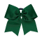 Extra Large 3" Grosgrain Bow with V-Cut Tails - Quick Ship - Forest Green