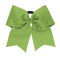 Extra Large 3" Grosgrain Bow with V-Cut Tails - Quick Ship - Lime Green