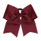 Extra Large 3" Grosgrain Bow with V-Cut Tails - Quick Ship - Maroon