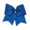 Extra Large 3" Grosgrain Bow with V-Cut Tails - Quick Ship - Royal Blue