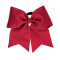 Extra Large 3" Grosgrain Bow with V-Cut Tails - Quick Ship - Red