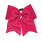 Extra Large 3" Grosgrain Bow with V-Cut Tails - Quick Ship - Shocking Hot Pink