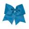 Extra Large 3" Grosgrain Bow with V-Cut Tails - Quick Ship - Turquoise