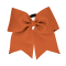 Extra Large 3" Grosgrain Bow with V-Cut Tails - Quick Ship - Texas Orange
