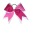 Quick Ship Extra Large Diagonal Flip Grosgrain Bow - Shocking Pink/Hot Pink