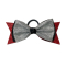 3" Double Glitter Tuxedo Bow (HBT2G)