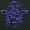 Pirate/Raider/Buccaneer Monogram Mascot (MM113)