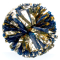 Made to Order 1 Color Plastic And 1 Color Metallic Mixed Material Show Pom