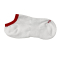 Performance "No Show" Low-Cut Cheer Socks - Red