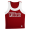 Stock Round Neck Racerback Cheer Uniform Shell Top - Red