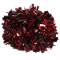 Solid Color 6" Metallic Baton Handle Poms - Metallic Maroon
