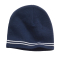 Sport-Tek® Spectator Beanie - Navy Blue/White