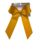 In-Stock Small Grosgrain Bow with Extended Tails - Bright Gold