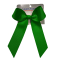 In-Stock Small Grosgrain Bow with Extended Tails - Kelly Green
