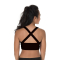 Specialty Fabric Criss-Cross Back Sports Bra