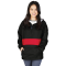 Classic Striped Pullover by Charles River - Black/Red