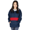 Classic Striped Pullover by Charles River - Navy Blue/Red