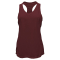 Ladies Grid Singlet Tank - Maroon