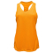 Ladies Grid Singlet Tank - Safety Orange