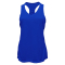 Ladies Grid Singlet Tank - Royal Blue