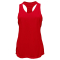 Ladies Grid Singlet Tank - Red