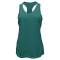 Ladies Grid Singlet Tank - Teal