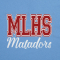 2 Color Block Initial Script Text Screenprint Design (CTND275)