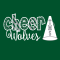 2 Color Cheer Megaphone Screenprint Design (CTND281)