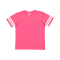 Vintage Football Tee - Hot Pink