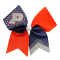 CC Fusion Extra Large Diagonal Flip Bow with Spangle Burst & Glitter Accent (HBCCDGSP)