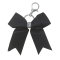 Glitter Keychain Bow - Black