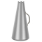 13" Molded Plastic Megaphone - Metallic Silver