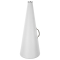 25" Molded Plastic Megaphone - White