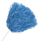 In Stock Rooter Poms - Solid Color - Columbia Blue