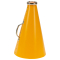 12" Riveted Plastic Megaphone - Bright Gold