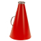 12" Riveted Plastic Megaphone - Orange