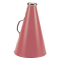 12" Riveted Plastic Megaphone - Pink