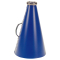 12" Riveted Plastic Megaphone - Royal Blue