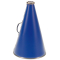 15" Riveted Plastic Megaphone - Royal Blue