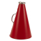 12" Riveted Plastic Megaphone - Red