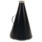 15" Riveted Plastic Megaphone - Black