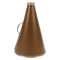 15" Riveted Plastic Megaphone - Metallic Gold