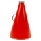 15" Riveted Plastic Megaphone - Orange