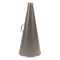 22" Riveted Plastic Megaphone - Metallic Silver