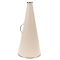 22" Riveted Plastic Megaphone - White