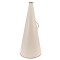 30" Riveted Plastic Megaphone - White